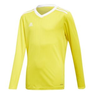 Adidas T-shirt &agrave; Manches Longues Tabela 18 116 cm Yellow / White