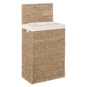 Atmosphera Panier à linge roseau rectangle 40 litres