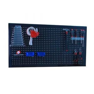 Simon Rack Simonwork Panneau d'outils mural avec 8 crochets, 1200 x 600 mm, anthracite