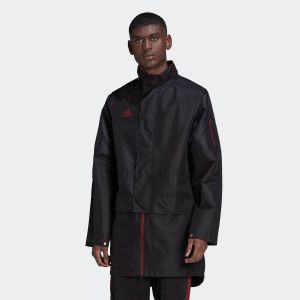 Adidas Veste Tiro Parka - Noir/rouge, pointure Medium - Noir - Taille Medium