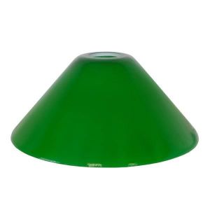 Tosel Abat - Jour 1 lumi&egrave;re - luminaire int&eacute;rieur - verre vert - Style pop color - H11,5cm L25,5cm P25,5cm