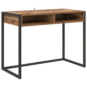 VidaXL Bureau Bois Ancien 100 x 50 x 75 cm Bois d'ing&eacute;nierie