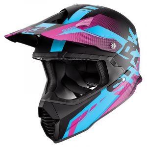 Shark Casque cross VARIAL ANGER noir/bleu/violet - XS