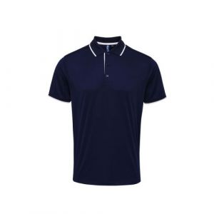 Premier Polo - Hommes (M) (Bleu marine/Blanc) - UTRW5520