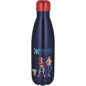 Stor ONE PIECE - Grande Bouteille Isotherme - Gourde réutilisable EQUIPAGE LUFFY- Bouteille transportable - 780 ml