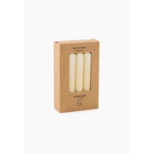 Monoprix Bo&icirc;te 10 bougies 21x165mm ivoire