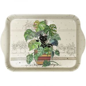 Plateau m&eacute;lamine Chaton Monstera Kiub Bug Art PM