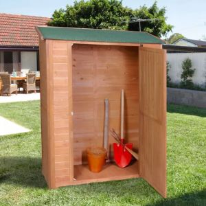 Stark - Cabane en bois pour outils de jardin 111x51x142 Smew
