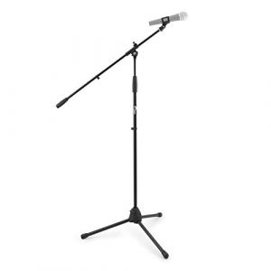 Tiger MCA68-BK Pied de Microphone Perche avec Pince - Noir