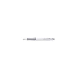 Pilot Stylo bille Accroball Pure White, pointe moyenne, noir - Lot de 8