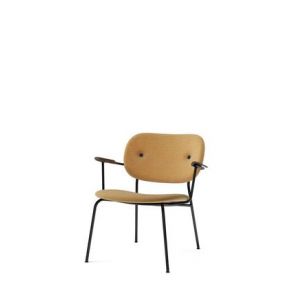 Menu Co Lounge Chair totalement rembourré - Moss 022 - Chêne, teinté foncé Marron