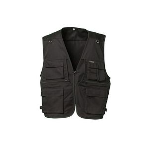 Planam Gilet Été Multipoches 1410 (Noir - S)