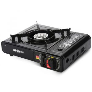 Cuisini&egrave;re &agrave; gaz 36cm x 27cm x 10cm - INNOVTEC - r&eacute;chaud &agrave; gaz portable pour le camping - la cuisine en plein air - BBQ gaziniere