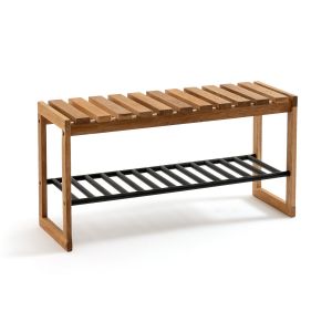 Banc c ne m if et métal, Kia Bois/Métal Taille Taille Unique