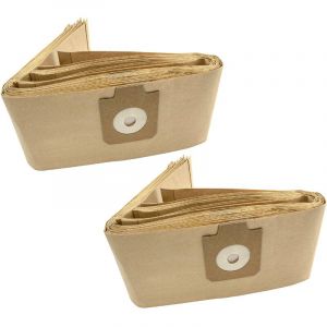 Vhbw 20x sacs compatible avec Nilfisk-Alto gd 930 / GD930, gd 930 / GD930 Panther, gd 930 g Panther aspirateur - papier, couleur sable