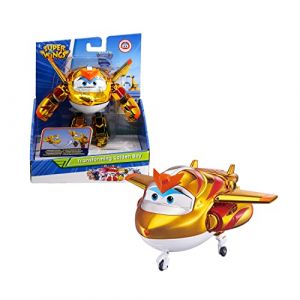 Alpha Super Wings EU750231 Golden Character Easy Transformation Preschool Kids Gift Toys for 3+ Year Old Boys Girls, Gold, 5'