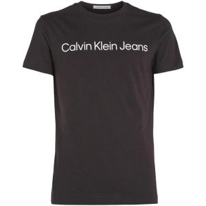 Calvin Klein Core Institutional Logo Slim Tee J30j322552 Homme T-Shirts Manches Courtes, Noir Bla, XXL