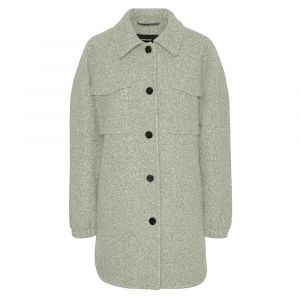 Vero Moda Manteau en drap manches longues Gris - Taille 34