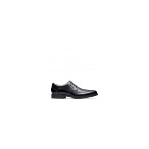 Image de Clarks Whiddon Wing, Tissu Oxford Homme, Cuir Noir, 39.5 EU