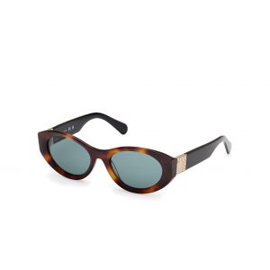 MAX&Co Femme MO0123 52N Lunettes de soleil Ac&eacute;tate Ronde Normale