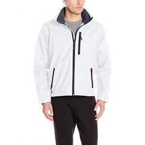 Image de Helly Hansen Crew Hooded Jacket Veste de Pont Homme, White, FR L (Taille Fabricant L)