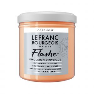 Lefranc & bourgeois Peinture Flashe vinylique - Ocre rose n&deg;817 - 125 ml -