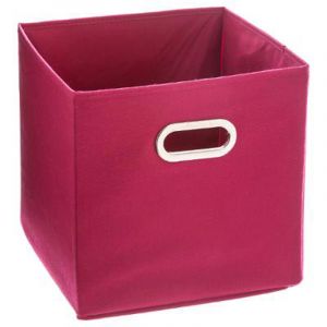 Boîte de Rangement Pliable "Premi " 31x31cm Framboise Prix