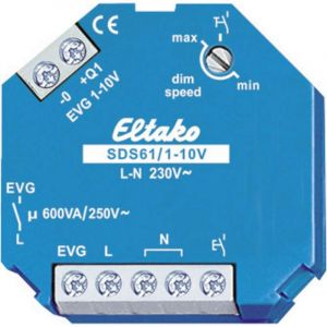 Eltako Variateur pour rail DIN SDS61/1-10V 61100800 bleu 1 pc(s)
