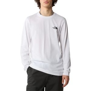 The North Face T-shirt Simple Dome manche longue blanc polaire - XS