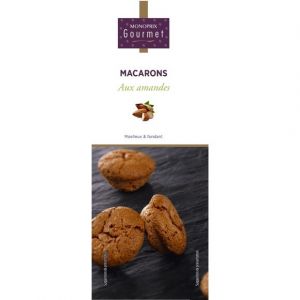 Monoprix gourmet Macarons aux amandes nature - La boite de 120g