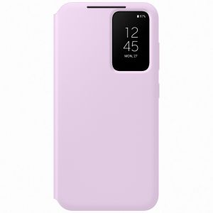 Image de Samsung Coque et étui téléphone mobile Etui Smart View avec porte-carte S23 Lilas