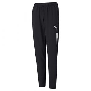 Image de Puma TeamLIGA Training Pants Pro Jr, Mixte enfant Noir Blanc, 116