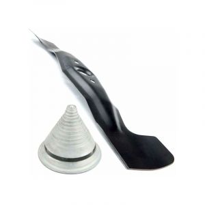 Matijardin - Lame tondeuse pour Honda hrb, hrd, hrg, hrh, izy 53,5 cm avec cône