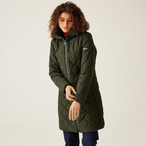 Image de Regatta Veste Parka Isol&eacute;e Fritha Iii Pour Femme Vert, Taille: 44 - R&eacute;duction - Vendredi noir reduction