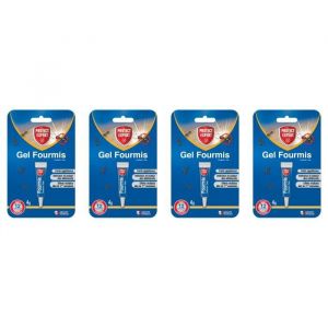 PROTECT EXPERT FTUB1NX4 - Tubes Concentrés Anti Fourmis - 4x4g - Lutte Contre Toutes Les Espèces de Fourmis