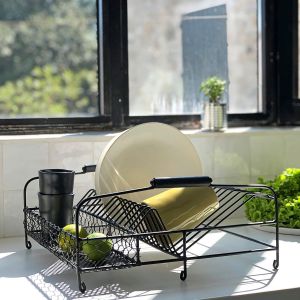 Uttoir en métal anses en bois