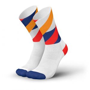 Chaussettes running incylence loops blanc orange violet