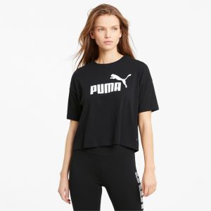 Puma Tshirt ESS Cropped Logo Noir - Taille L