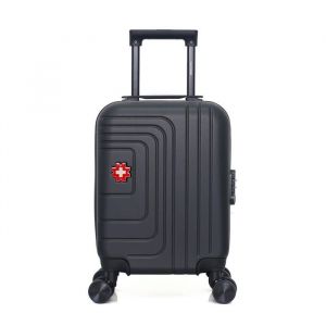 Swiss kopper - valise cabine xs rüti 4 roues 46 cm - noir