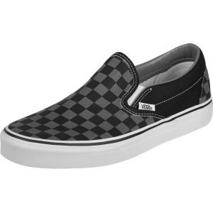 Vans Classic slip on black pewter checkerboard 35