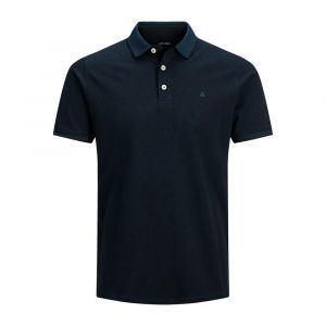 Jack & Jones PLUS Polo, Bleu Marine-Détails :, 5XL Homme
