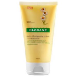 Klorane Après-Shampoing crème illuminatrice à la camomille reflets dorés