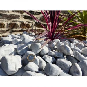 Classgarden Galet Gris Clair calibre 40-60 mm Pack de 7 M²
