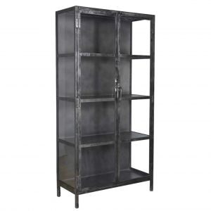 Pier Import - Vitrine industrielle métal verre roadies