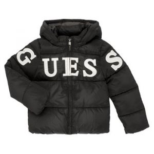 Guess Doudounes enfants HOODED PADDED LS PUFFER W/ZIP Noir - Taille 8 ans,10 ans,12 ans,14 ans,16 ans