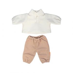 Miniland Baby V&ecirc;tements pour Poup&eacute;e de 38 cm, Accessoire d'habillement pour Poup&eacute;es, Robe et T-Shirt Mi-Saison