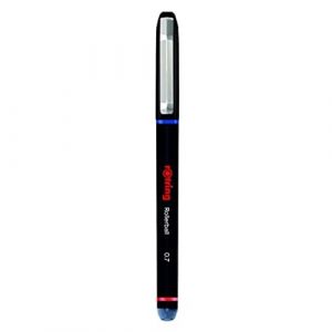 Rotring Stylo roller Rollerball, largeur tracé: 0,7 mm, bleu - Lot de 12