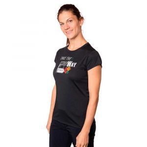 Trangoworld T-shirt à Manches Courtes Myra M Black