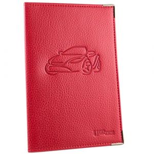 Pochette Carte Grise Auto Rouge, Accessoire Auto, Etui Protège Carte Grise Assurance et Permis, Housse Range Carte Grise . UGOZEN