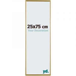 Yd. - Cadre photo 25x75 - Or - Plastique - Evry